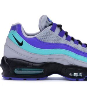 Nike Air Max 95 OG Wolf Grey/Black Indigo Burst Mens Shoes Sz 11.5
